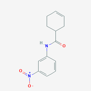 molecular formula C13H14N2O3 B5182196 N-(3-nitrophenyl)-3-cyclohexene-1-carboxamide 