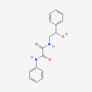 molecular formula C16H16N2O3 B5182230 N-(2-hydroxy-2-phenylethyl)-N'-phenylethanediamide 