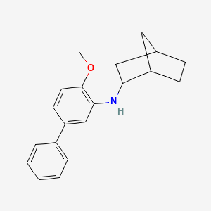 molecular formula C20H23NO B5182293 N-bicyclo[2.2.1]hept-2-yl-4-methoxy-3-biphenylamine 