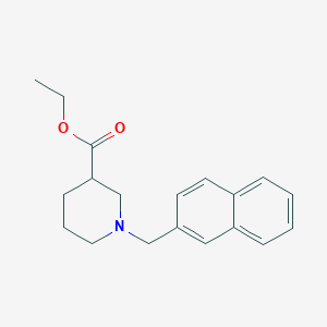molecular formula C19H23NO2 B5182397 ethyl 1-(2-naphthylmethyl)-3-piperidinecarboxylate 