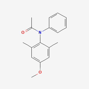 molecular formula C17H19NO2 B5182418 N-(4-methoxy-2,6-dimethylphenyl)-N-phenylacetamide 