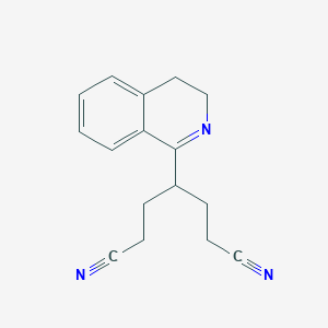 4-(3,4-dihydro-1-isoquinolinyl)heptanedinitrile