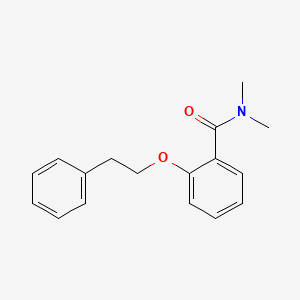 molecular formula C17H19NO2 B5182443 N,N-dimethyl-2-(2-phenylethoxy)benzamide 