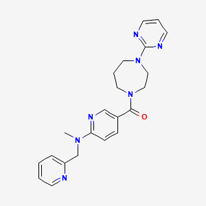 N-methyl-N-(2-pyridinylmethyl)-5-{[4-(2-pyrimidinyl)-1,4-diazepan-1-yl]carbonyl}-2-pyridinamine