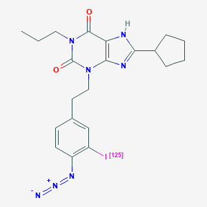 B051826 3-(3-Iodo-4-azido)phenethyl-1-propyl-8-cyclopentylxanthine CAS No. 116370-33-3