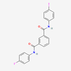 molecular formula C20H14I2N2O2 B5182601 N,N'-bis(4-iodophenyl)isophthalamide CAS No. 5344-95-6