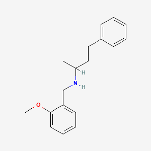 molecular formula C18H23NO B5182603 (2-methoxybenzyl)(1-methyl-3-phenylpropyl)amine 