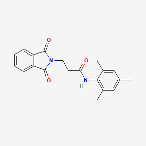 molecular formula C20H20N2O3 B5182618 3-(1,3-dioxo-1,3-dihydro-2H-isoindol-2-yl)-N-mesitylpropanamide 