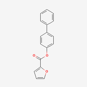 molecular formula C17H12O3 B5182664 4-biphenylyl 2-furoate CAS No. 75742-01-7