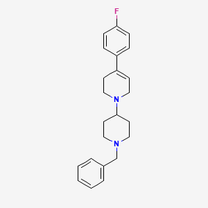 molecular formula C23H27FN2 B5182736 1-(1-benzyl-4-piperidinyl)-4-(4-fluorophenyl)-1,2,3,6-tetrahydropyridine 