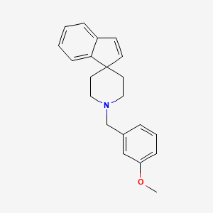 molecular formula C21H23NO B5182857 1'-(3-methoxybenzyl)spiro[indene-1,4'-piperidine] 
