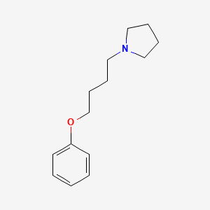 molecular formula C14H21NO B5182881 1-(4-phenoxybutyl)pyrrolidine 
