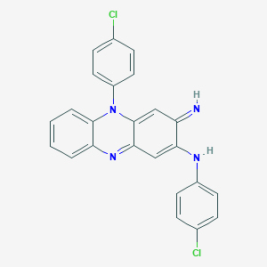 B051829 N,5-Bis(4-chlorophenyl)-3-imino-3,5-dihydrophenazin-2-amine CAS No. 102262-55-5