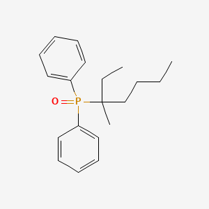 molecular formula C20H27OP B5183101 (1-ethyl-1-methylpentyl)(diphenyl)phosphine oxide 