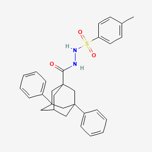 molecular formula C30H32N2O3S B5183244 N'-[(4-methylphenyl)sulfonyl]-3,5-diphenyl-1-adamantanecarbohydrazide 