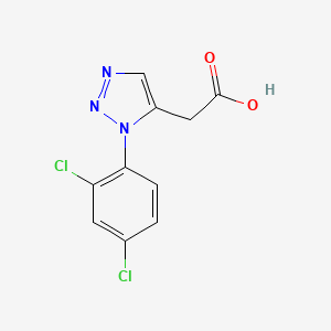 [1-(2,4-dichlorophenyl)-1H-1,2,3-triazol-5-yl]acetic acid