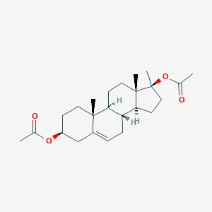 molecular formula C24H36O4 B051834 二乙酸甲羟睾酮 CAS No. 2061-86-1