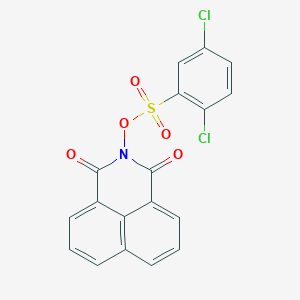2-{[(2,5-dichlorophenyl)sulfonyl]oxy}-1H-benzo[de]isoquinoline-1,3(2H)-dione
