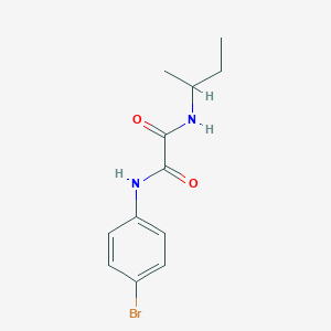 molecular formula C12H15BrN2O2 B5183461 N-(4-bromophenyl)-N'-(sec-butyl)ethanediamide 
