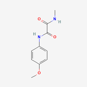 molecular formula C10H12N2O3 B5183547 N-(4-methoxyphenyl)-N'-methylethanediamide 