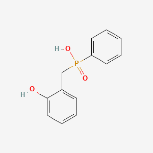 molecular formula C13H13O3P B5183679 (2-hydroxybenzyl)phenylphosphinic acid 