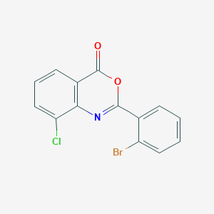 molecular formula C14H7BrClNO2 B5183955 2-(2-bromophenyl)-8-chloro-4H-3,1-benzoxazin-4-one 