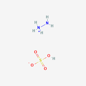 molecular formula H6N2O4S B051840 氨基氮鎓；硫酸氢盐 CAS No. 1184-66-3