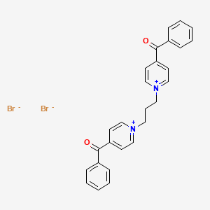 molecular formula C27H24Br2N2O2 B5184148 1,1'-(1,3-propanediyl)bis(4-benzoylpyridinium) dibromide 