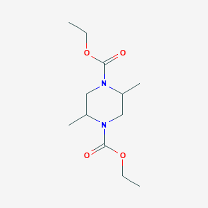 molecular formula C12H22N2O4 B5184166 diethyl 2,5-dimethyl-1,4-piperazinedicarboxylate CAS No. 6286-18-6