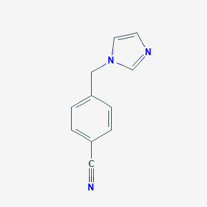 molecular formula C11H9N3 B051843 4-(1H-咪唑-1-基甲基)苯甲腈 CAS No. 112809-54-8