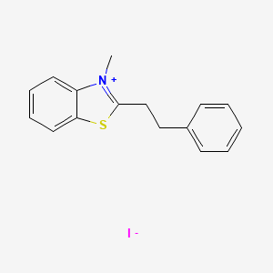 3-methyl-2-(2-phenylethyl)-1,3-benzothiazol-3-ium iodide