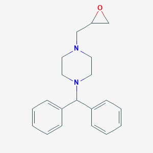 B051846 1-(Diphenylmethyl)-4-[(oxiran-2-yl)methyl]piperazine CAS No. 111452-72-3