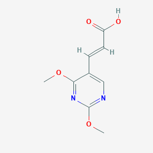 (E)-5-(2-Carboxyvinyl)-2,4-dimethoxypyrimidine