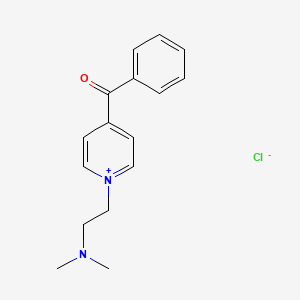 molecular formula C16H19ClN2O B5184854 4-benzoyl-1-[2-(dimethylamino)ethyl]pyridinium chloride 