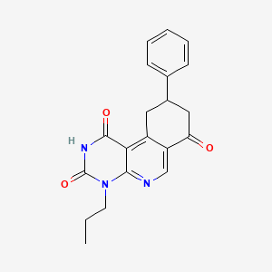 molecular formula C20H19N3O3 B5184883 9-phenyl-4-propyl-9,10-dihydropyrimido[4,5-c]isoquinoline-1,3,7(2H,4H,8H)-trione 