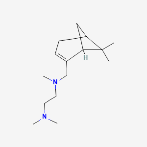 molecular formula C15H28N2 B5184941 N-[(6,6-dimethylbicyclo[3.1.1]hept-2-en-2-yl)methyl]-N,N',N'-trimethyl-1,2-ethanediamine 