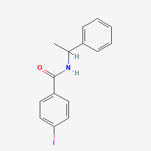 molecular formula C15H14INO B5184947 4-iodo-N-(1-phenylethyl)benzamide CAS No. 313370-10-4