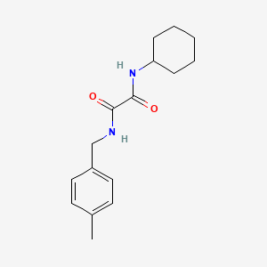 molecular formula C16H22N2O2 B5185084 N-cyclohexyl-N'-(4-methylbenzyl)ethanediamide 