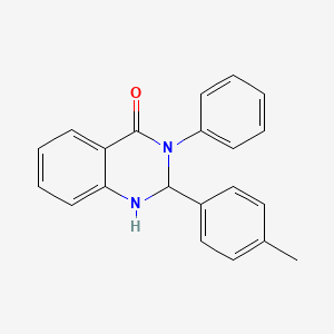 molecular formula C21H18N2O B5185088 2-(4-methylphenyl)-3-phenyl-2,3-dihydro-4(1H)-quinazolinone CAS No. 351505-16-3