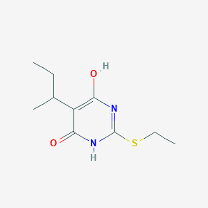 molecular formula C10H16N2O2S B5185156 5-sec-butyl-2-(ethylthio)-6-hydroxy-4(3H)-pyrimidinone 