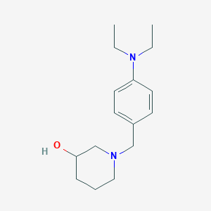 molecular formula C16H26N2O B5185166 1-[4-(diethylamino)benzyl]-3-piperidinol 