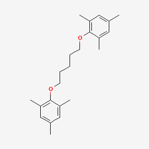 molecular formula C23H32O2 B5185196 1,1'-[1,5-pentanediylbis(oxy)]bis(2,4,6-trimethylbenzene) 