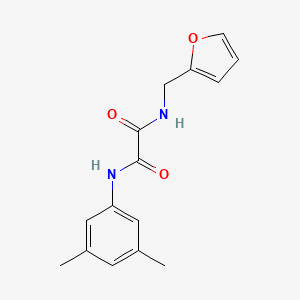 molecular formula C15H16N2O3 B5185208 N-(3,5-dimethylphenyl)-N'-(2-furylmethyl)ethanediamide 