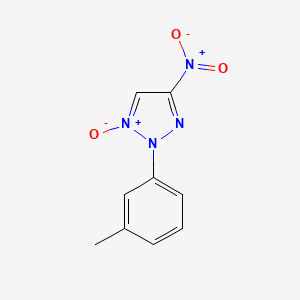 molecular formula C9H8N4O3 B5185310 2-(3-methylphenyl)-4-nitro-2H-1,2,3-triazole 1-oxide 