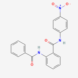 molecular formula C20H15N3O4 B5185404 2-(benzoylamino)-N-(4-nitrophenyl)benzamide 