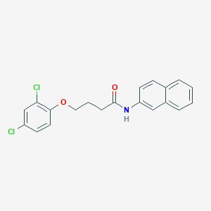 molecular formula C20H17Cl2NO2 B5185828 4-(2,4-dichlorophenoxy)-N-2-naphthylbutanamide 