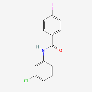 molecular formula C13H9ClINO B5185914 N-(3-chlorophenyl)-4-iodobenzamide 