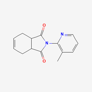 molecular formula C14H14N2O2 B5186036 2-(3-methyl-2-pyridinyl)-3a,4,7,7a-tetrahydro-1H-isoindole-1,3(2H)-dione 