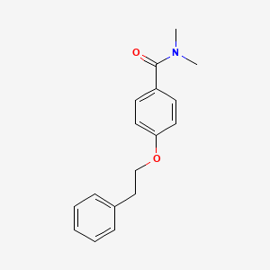 molecular formula C17H19NO2 B5186158 N,N-dimethyl-4-(2-phenylethoxy)benzamide 