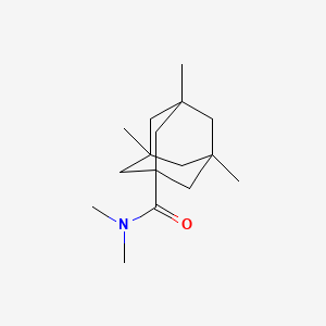 molecular formula C16H27NO B5186260 N,N,3,5,7-pentamethyl-1-adamantanecarboxamide 